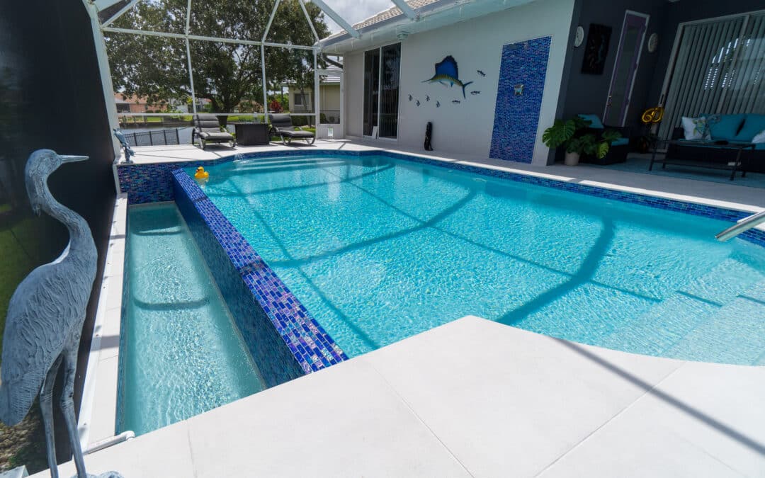 Porcelain Paver Pool Deck in Cape Coral