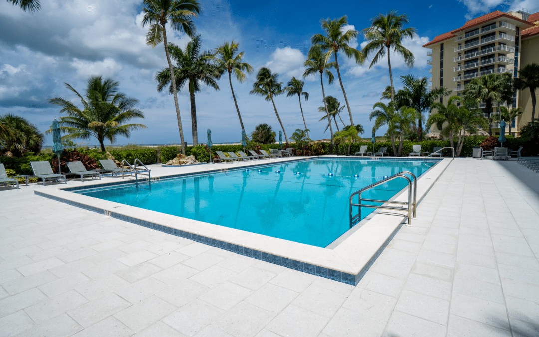 Commercial Pool Deck Remodel on Marco Island