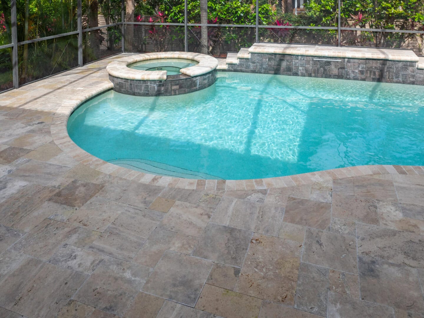 pool deck by accurate pavers