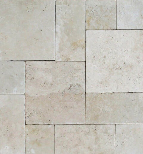 travertine paver pattern